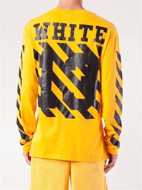 Born in the hills of rocacorba, near girona, rocacorba clothing creates cycling and casual apparel inspired by the routes and climbs of girona. Off-white c/o virgil abloh Long Sleeve T-Shirt in Yellow ...