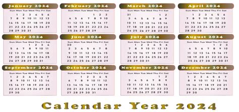 Colorful Calendar 2024 Year Mordan Vector Design Calendar 2024