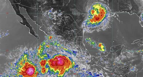 Tormentas Tropicales Causarán Lluvia En Gran Parte De México