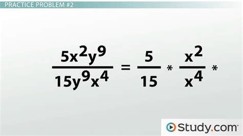 We can see that the fraction is now reduced to its lowest terms because both 3 and 7 are prime. How to Simplify Expressions with Exponents - Video ...