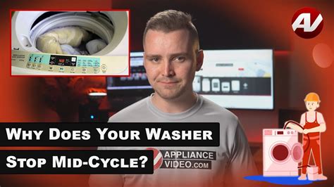 Why Does Your Washer Stop Mid Cycle When Doing Laundry Youtube
