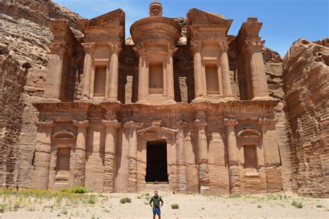12 Miles Up In Petra You Find An Incredible Site Me For Scale Rpics
