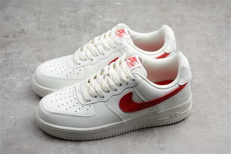 Nike Air Force 1 Womens Red Airforce Military