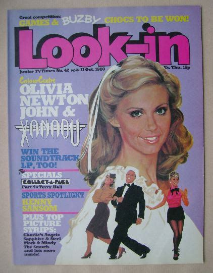 Look In Magazine Olivia Newton John Cover 11 October 1980