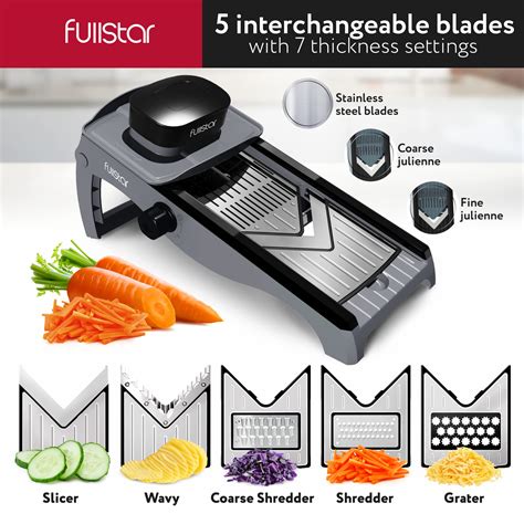 Mua Fullstar 7 In 1 Stainless Steel Mandoline Slicer For Kitchen