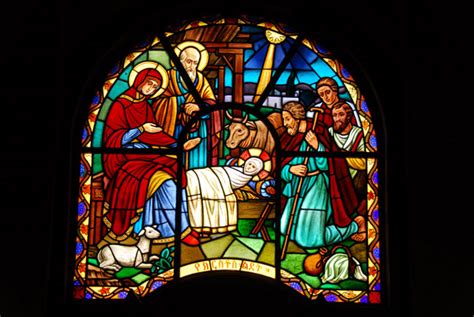 Holy Trinity Cathedral Addis Ababa Stained Glass The Nativity Photo