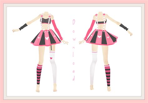 Mmd Outfit 1 Download Up By Ayanemimi On Deviantart