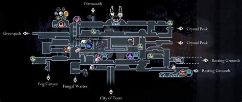 Hollow Knight Full Map Guide Characters Enemies And Bosses