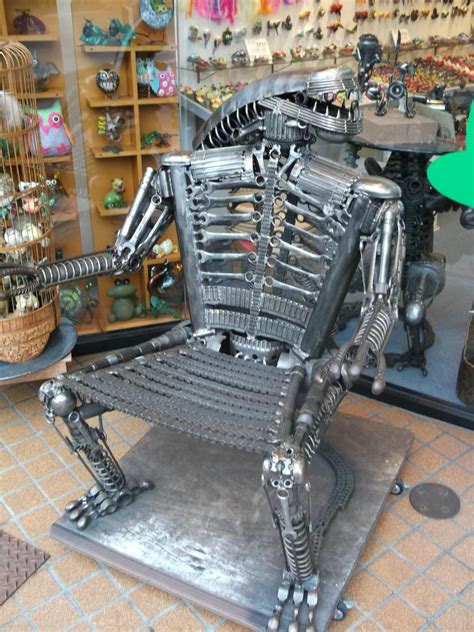 Found Possibly The Coolest Chair In Takayama Japan Metal Art