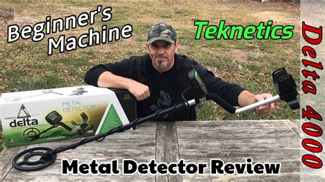 Teknetics Delta 4000 Metal Detector Review Beginner Machine Guide For