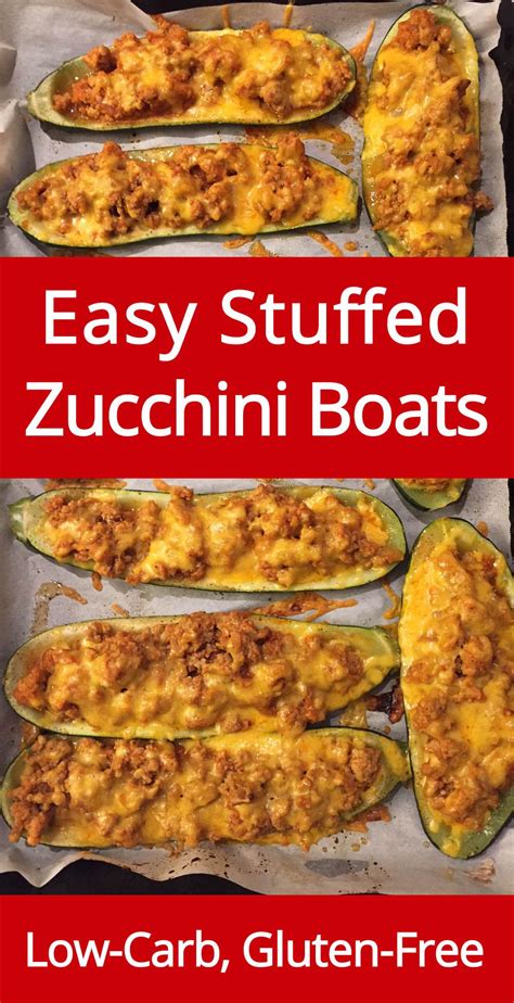 Stuffed zucchini is easy to make and this recipe is one of the best ways to enjoy zucchini for dinner! Baked Stuffed Zucchini Boats With Ground Beef And Cheese ...