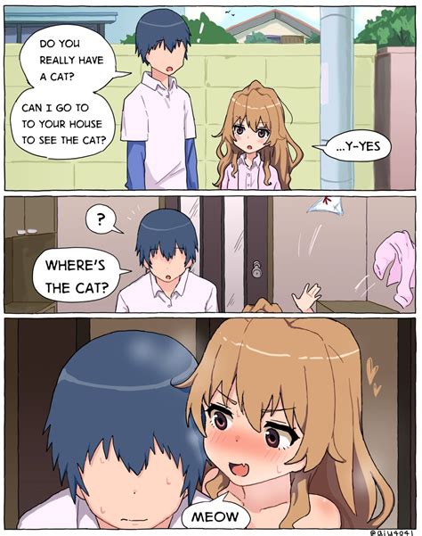 Aisaka Taiga And Takasu Ryuuji Toradora Drawn By Aiu404l Danbooru