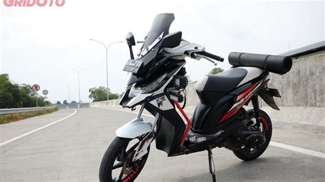Modifikasi motor beat akan merubah tampilan menjadi berbeda dari sebelumnya. Modifikasi Motor Keren - Adopsi Part Yamaha, Honda BeAT Tampil Lebih Gagah - Tribun Jateng