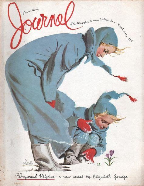 ladies home journal march 1948 ephemera forever vintage illustration illustration magazine