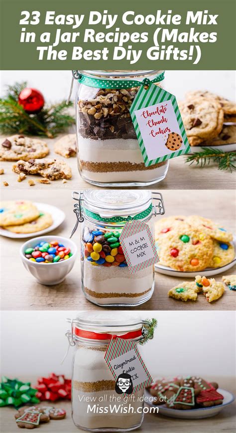 23 Easy Diy Cookie Mix In A Jar Recipes Makes The Best Diy Gifts