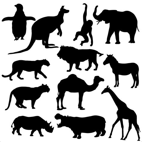 12 Wild Animals 10 Mil Mylar Stencil Reusable Pattern 12 Stencils