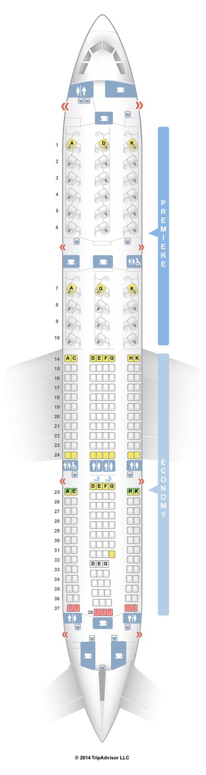 Seatguru Seat Map Jet Airways Airbus A330 200 332 V1