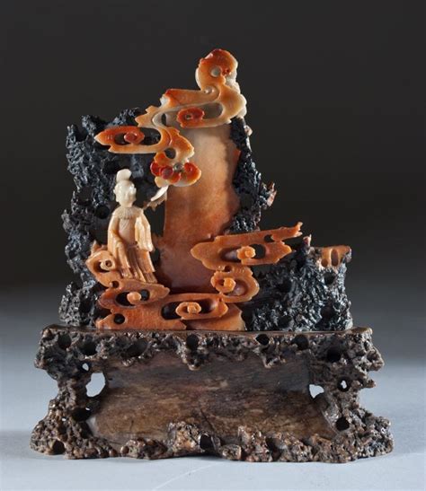 A Fine Chinese Soapstone Carving
