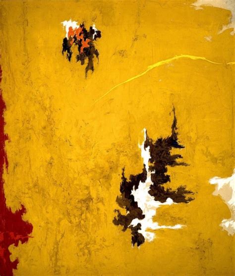 Clyfford Still 1948 C Yellow Abstract Painting