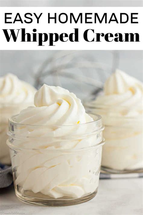 , was in an ldr for 9 months, played a lot of games. Homemade Whipped Cream Recipe - Only 2 easy ingredients