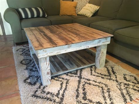 Hand Made Reclaimed Wood Rustic Coffee Table By Amabbott Designs