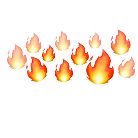 Image Fire Flame Emoji  Fire Png Download 22892289 Free