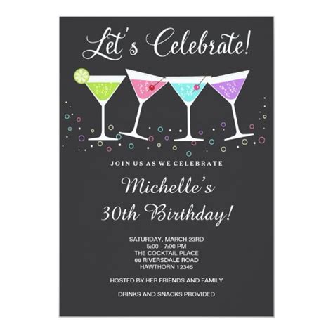 30th Birthday Invitation Adult Birthday Invite Uk
