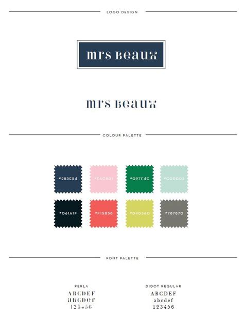 A core palette has been defined to provide a neutral field against which the crimson can live. Mrs Beaux site style guide with color palette and ...