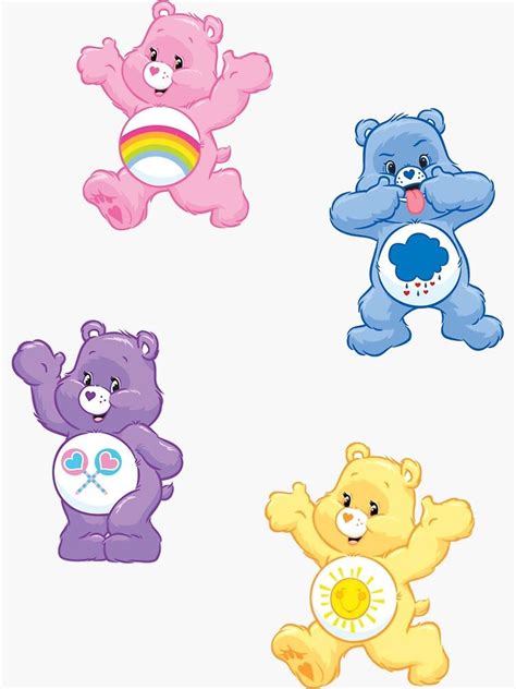 Care Bears Sticker By Vibes03 Redbubble Care Bears Stickers