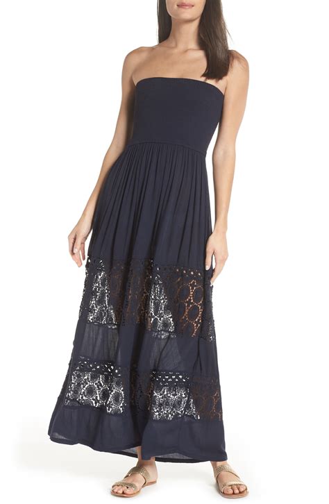 Chelsea28 Farrah Smocked Cover Up Maxi Dress Available At Nordstrom