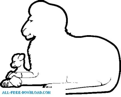 Free Free Lion And Lamb Svg 19 SVG PNG EPS DXF File