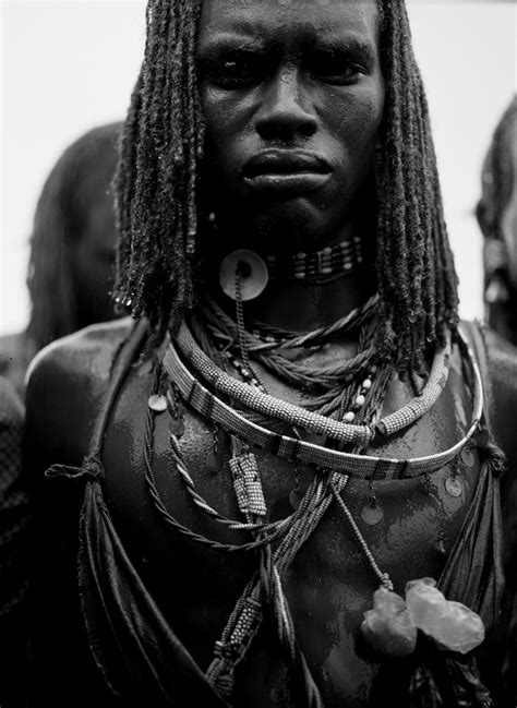 Maasai Warrior At The Graduation Ceremony Eunoto In Kenya Photograph