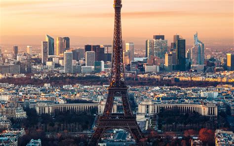 Papel De Parede Torre Eiffel Pôr Do Sol Cidade 2560x1600 Rudrachl