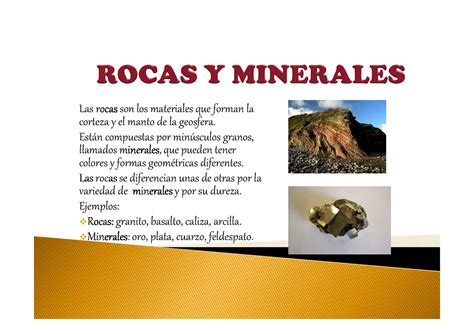 En Que Se Diferencian Las Rocas De Los Minerales Diferencias Entre