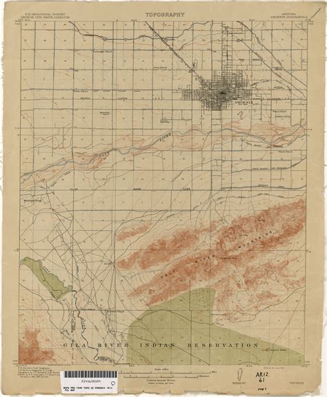Arizona Historical Topographic Maps Perry Castañeda Map
