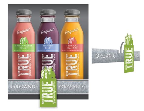 True Organic Juice On Packaging Of The World Creative Package Design