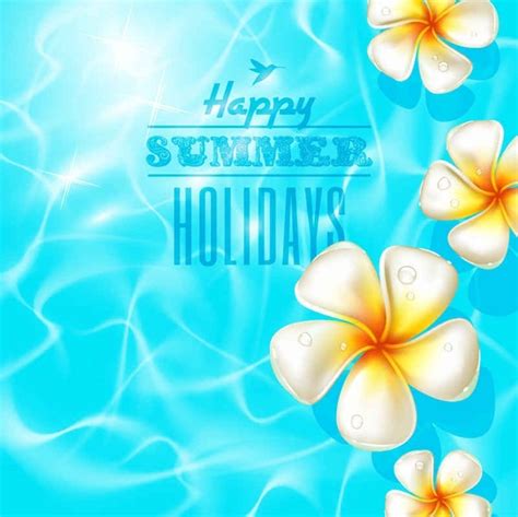 Beautiful Summer Vector Background Free Vector In Encapsulated