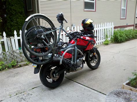 Loading and unloading a bike is the bike owner's responsibility. Crackpot Engineering: How to Carry a Bike on a Motorcycle ...