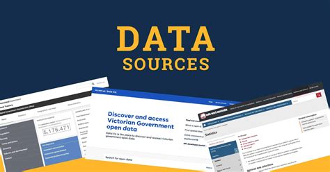 Guide to publicly available data sources - The Commons