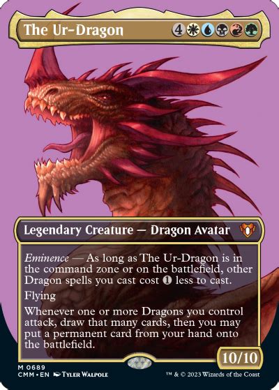 The Ur Dragon From Commander Masters Variants Spoiler