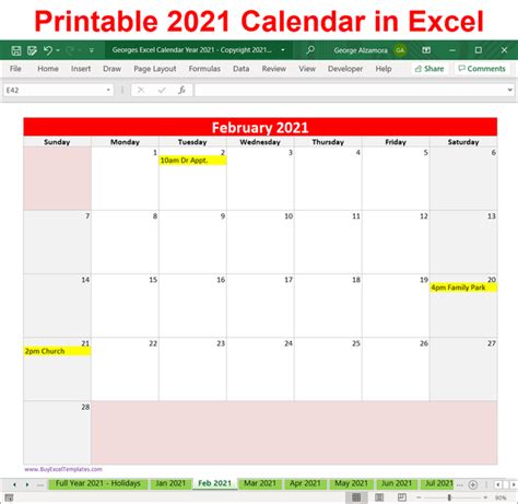 The simplest calendar is the julian calendar which uses 365 times and split into 12 several weeks. 2021 Excel Calendar Planner Template Monthly Yearly ...