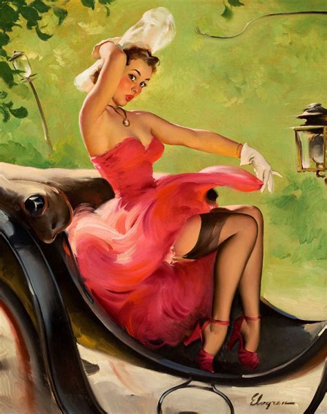 Gil Elvgren Pin Up Girls Giclee Canvas Print Paintings Poster Reproduction Dress EBay