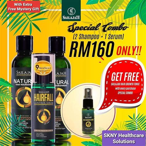 Herstyler hair repair serum argan oil hair serum﻿ amazon.com. Sailajah 2 Shampoo + 1 Serum + free Hair Growth Tonic 20ml ...