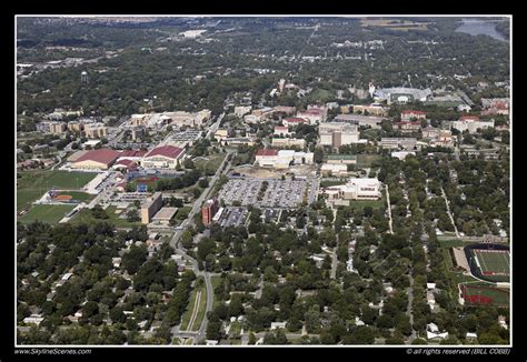 University Of Kansas Campus In Lawrence Kansas Aerial Of Flickr