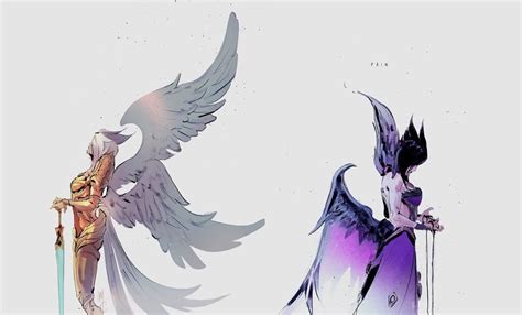 League Of Legends Champions Kayle And Morgana Morgana League Of