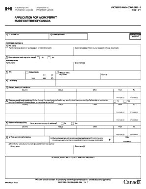 Maybe you would like to learn more about one of these? 2011 Form Canada IMM 1295 E Fill Online, Printable, Fillable, Blank - pdfFiller