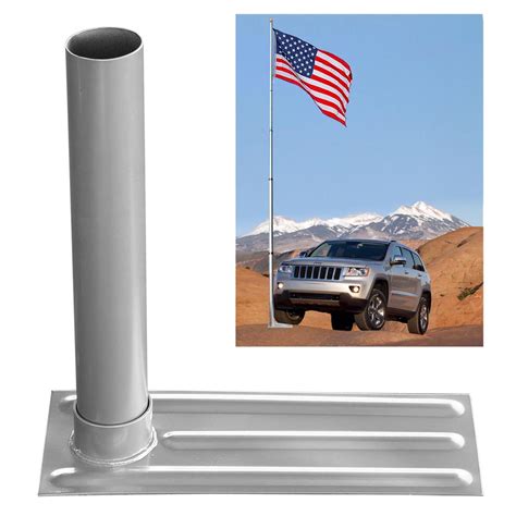 16 20 25 Flag Pole Kit Aluminum Telescopic Flagpole 3x5 American U