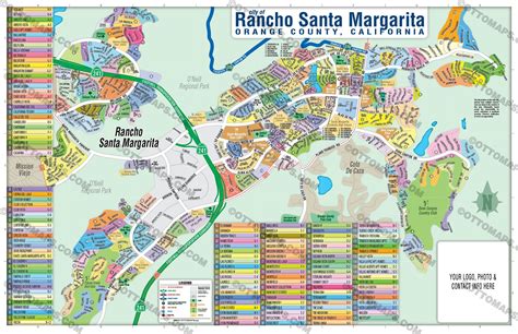 Rancho Santa Margarita Map Orange County Ca Otto Maps