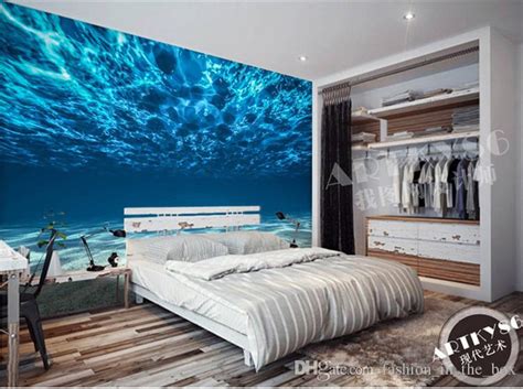 Charming Deep Sea Photo Wallpaper Custom Ocean Scenery