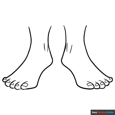 Foot Coloring Page